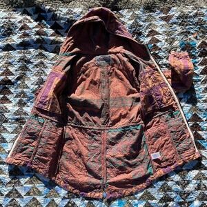 Gramicci Kantha stitched hooded jacket vintage